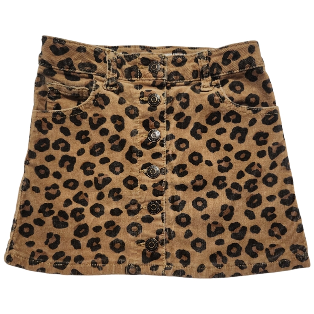 Girls Cat&Jack size xs 4/5 leopard skirt